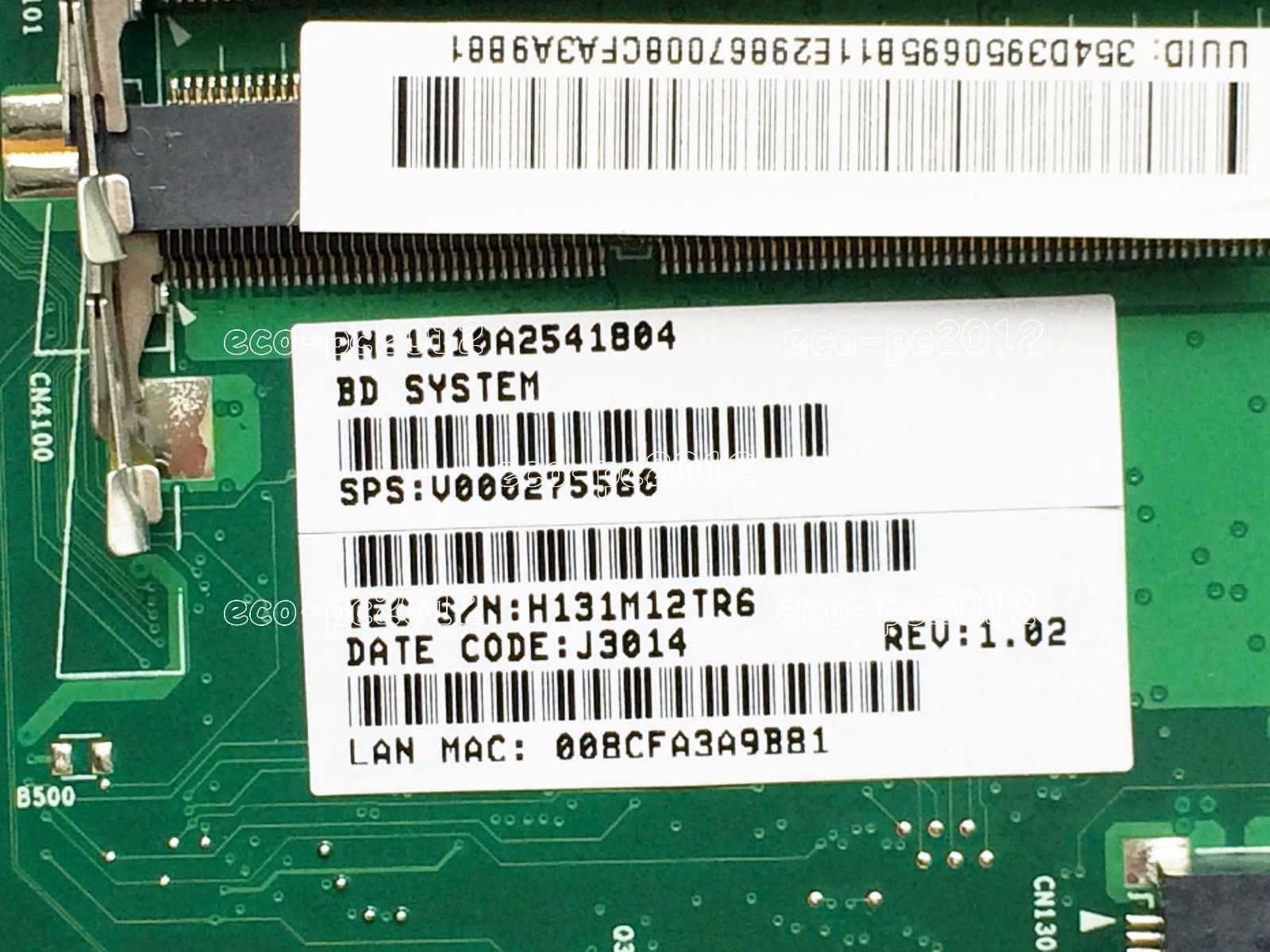 V000275560 Für Toshiba Satellite C855 C855-S5194 Laptop Motherboard HM76 GMA HD4000 DDR3